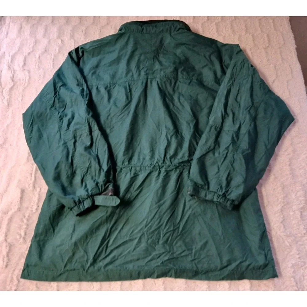 VTG Eddie Bauer Jacket Women's Large Weatheredge Rainfoil Insulated Parka Hooded